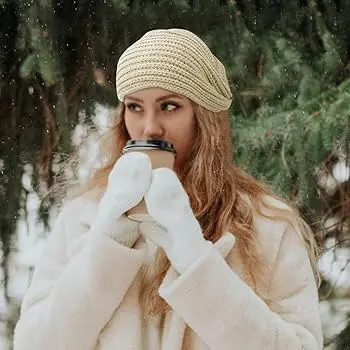 PALAY Turban Cap Winter Cap For Women Woolen